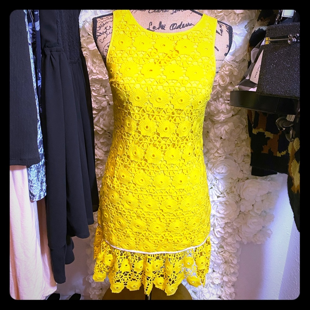 Juicy Couture daisy guipure NWOT dress
